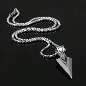 Stainless Steel Arrow Pendant Necklace for Men – LuxuryConceptBD