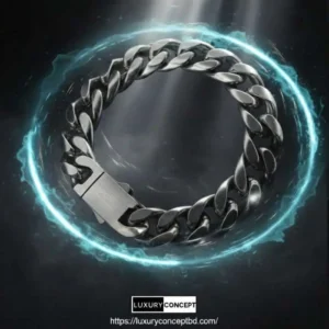 Men’s Premium Stainless Steel Cuban Chain Bracelet – Luxury Concept BD