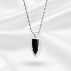 Shadow rune pendant with chain for men in Bangladesh – luxury men’s necklace by Luxury Concept BD